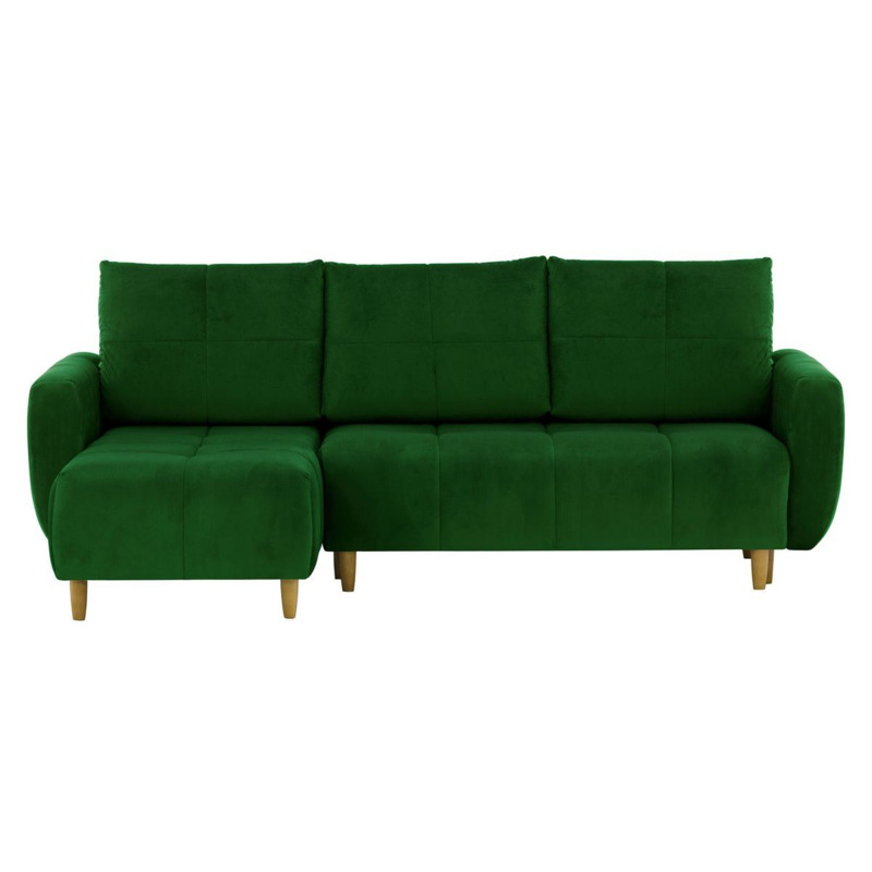 Globe Corner Sofa Bed, dark green by SLF24