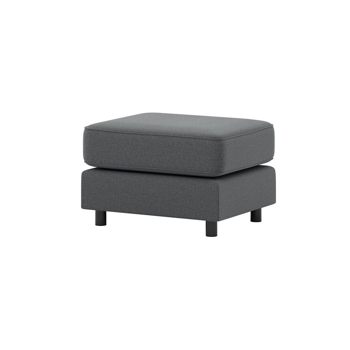 Dillon Footstool, dark grey by SLF24