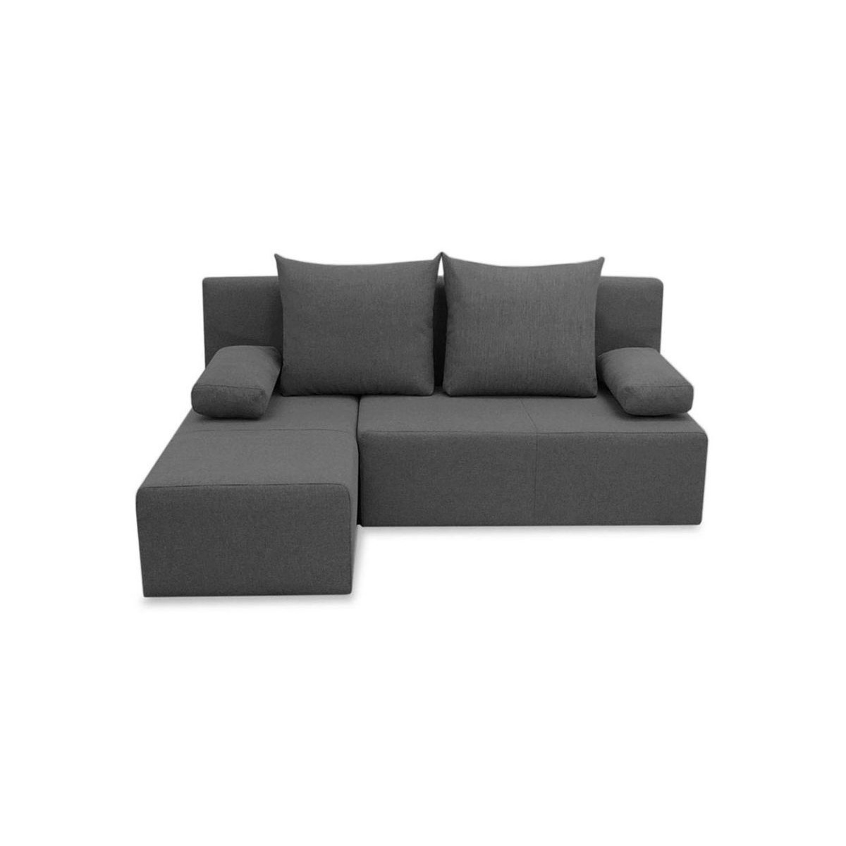 Novel Corner Sofa Bed With Storage, dark grey by SLF24