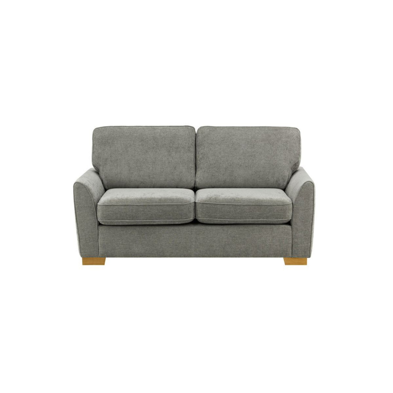Newton 2 Seater Sofa, grey, Leg colour like oak by SLF24