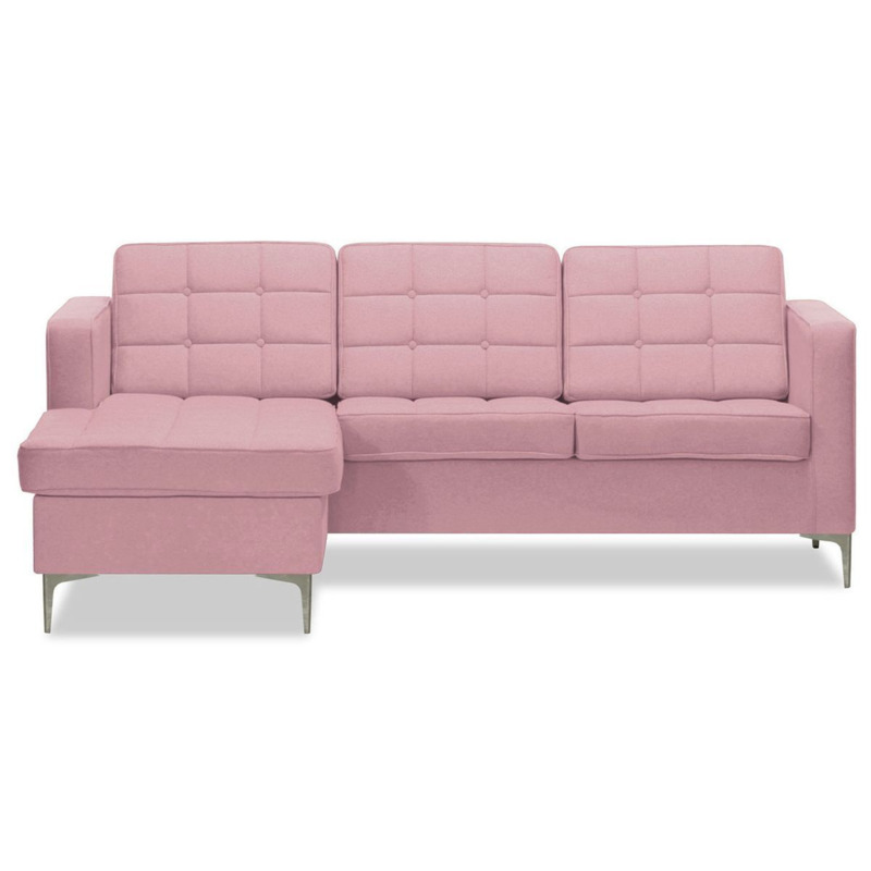 Finn Left Hand Corner Sofa, pink by SLF24