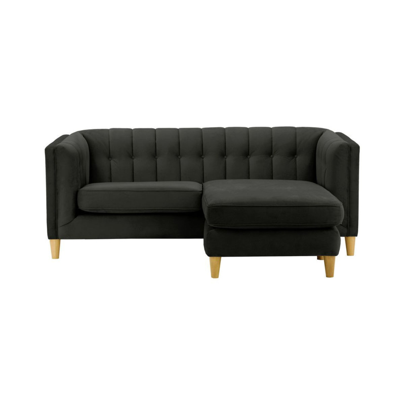 Sodre Universal Corner Sofa, black, Leg colour like oak by SLF24