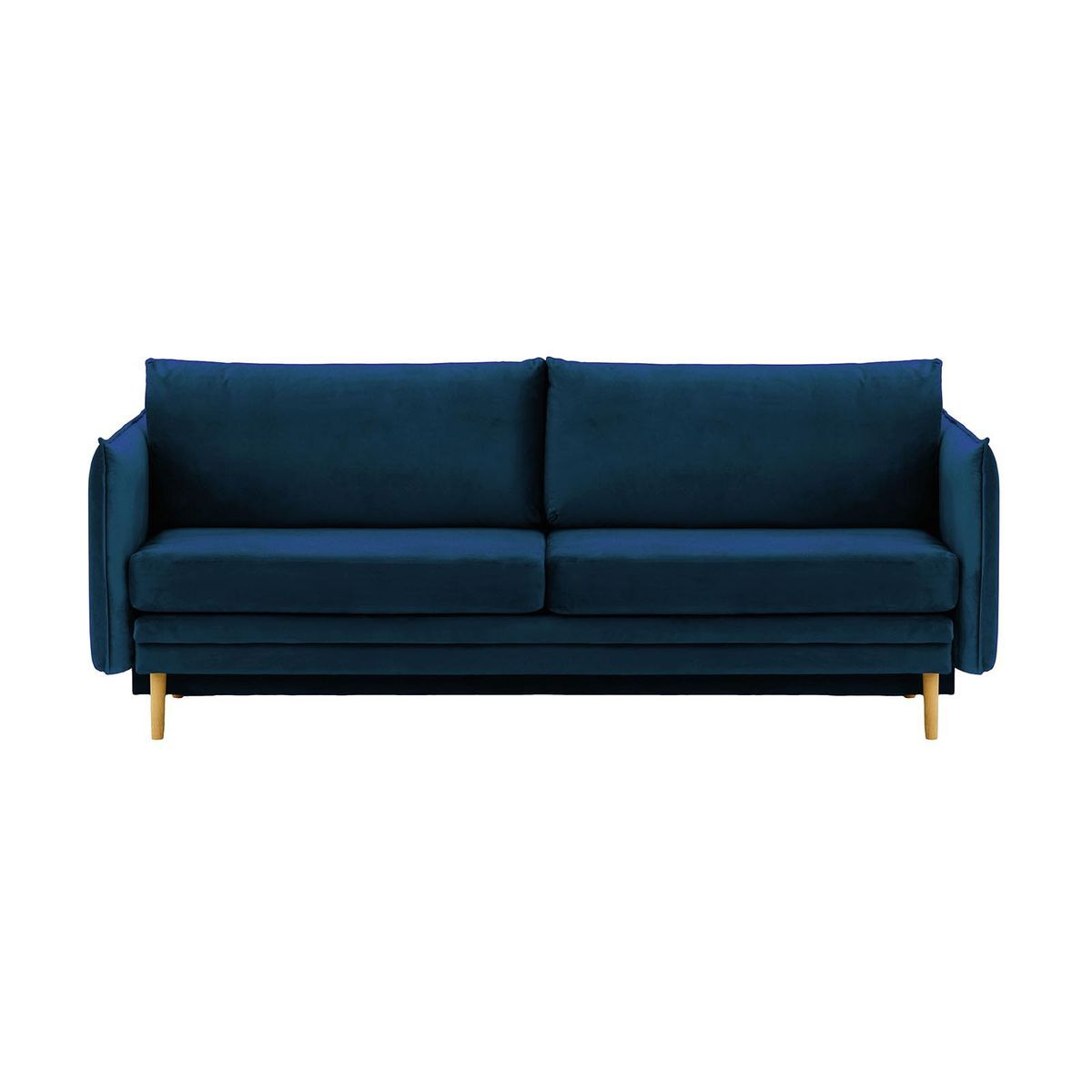 Nimbus Sofa Bed with Storage, blue, Leg colour like oak by SLF24