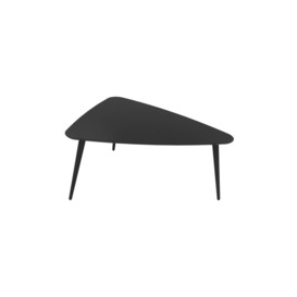 Palmer large triangular coffee table, black/black