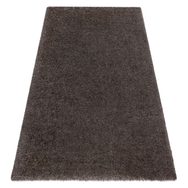 Andy Shag Pile Rug Dark Brown, 60x115 cm by SLF24 | ufurnish.com