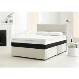 Oeko Tex Certified For Beds 90 x 190 cm / 3ft x 6ft 3 2 inches 5cm Dreamzie 4 Deep Elastics 12 inches of High Density 45kg/m3 Foam Memory Foam Mattress Topper Single Bed 