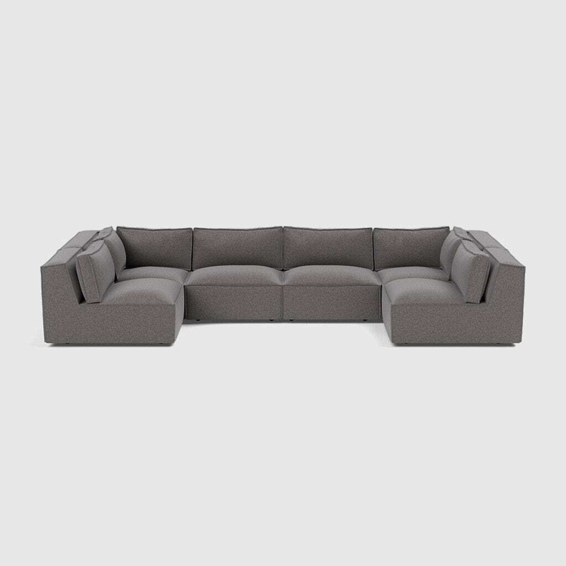 Sofa Club Marylebone Xl U Shape Sofa Footstool End Wolf Whistle V2 by