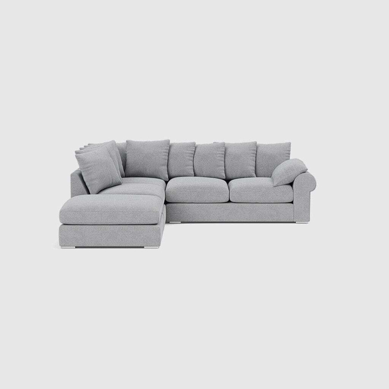 Esher Soft Boucle Left Corner Sofa Flash The Ash by Sofa Club