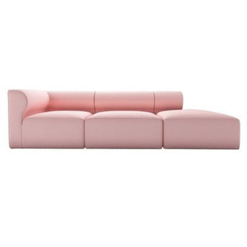 Cohen RHF Modular Sofa in Rhubarb Smart Cotton by