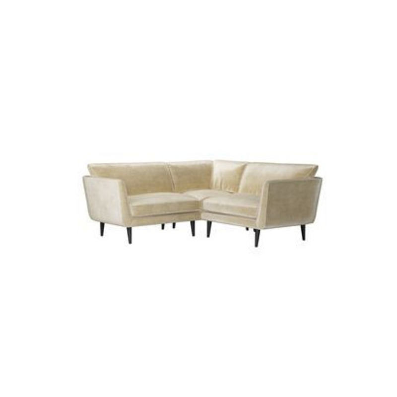 Holly Extra Small Corner Sofa in Apollo Easy Care Velvet by