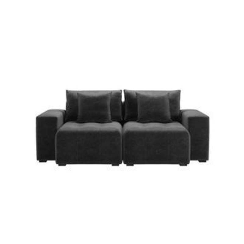 Romy 2 Seat Sofa in Armour Smart Velvet by