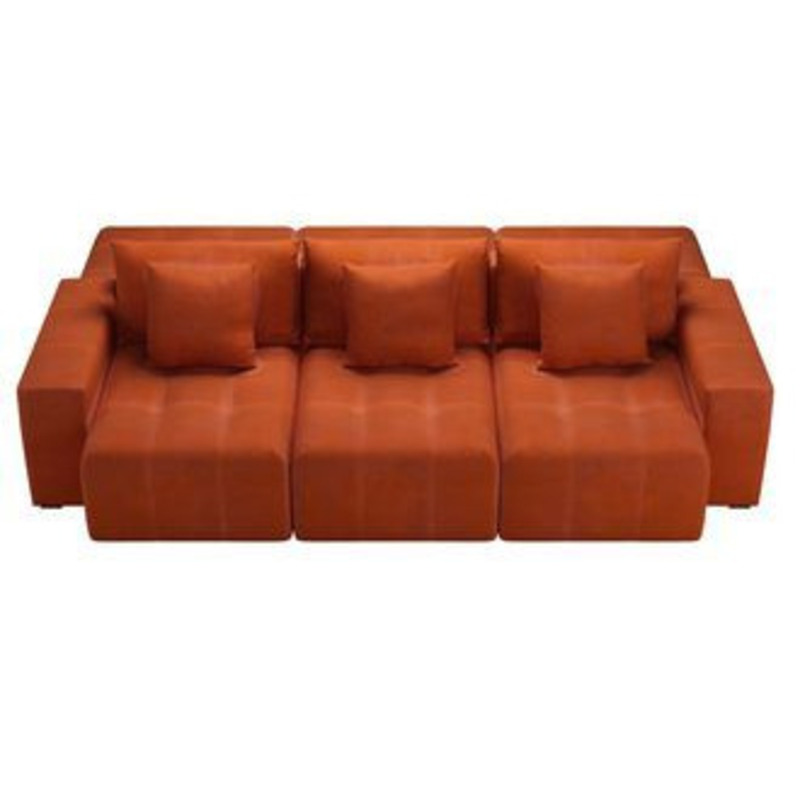 Romy Double sided Sofa in Moroccan Spice Smart Velvet by