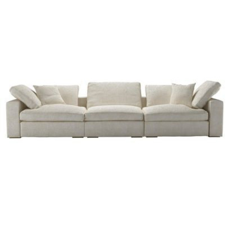 Long Island 3 Seat Sofa in Oyster Luxe Boucle by