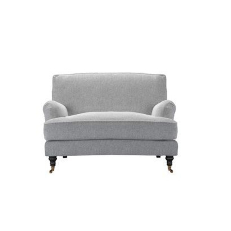 Bluebell Loveseat in Arctic Wolf Quartz by