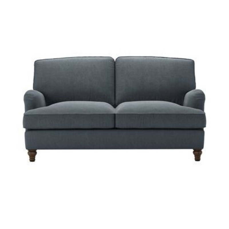 Bluebell 2 Seat Sofa Bed in Flint Vermeer Linen by