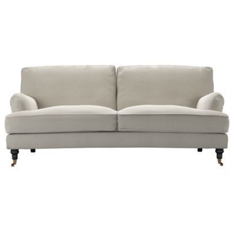 Bluebell 3 Seat Sofa (breaks down) in Stoneware Easy Cotton