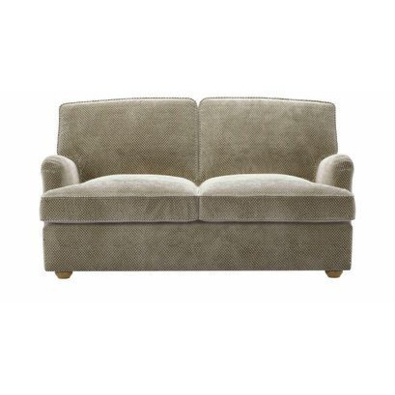 Bluebell 2 Seat Sofabed in Cappuccino Bubble Velvet by sofa