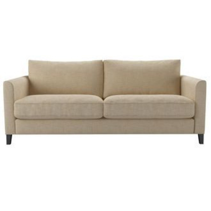 Izzy 3 Seat Sofa (breaks down) in Shearling Hygge Chunky Weave sofa