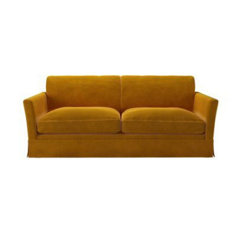 Otto 3 Seat Sofa in Amber Smart Velvet by