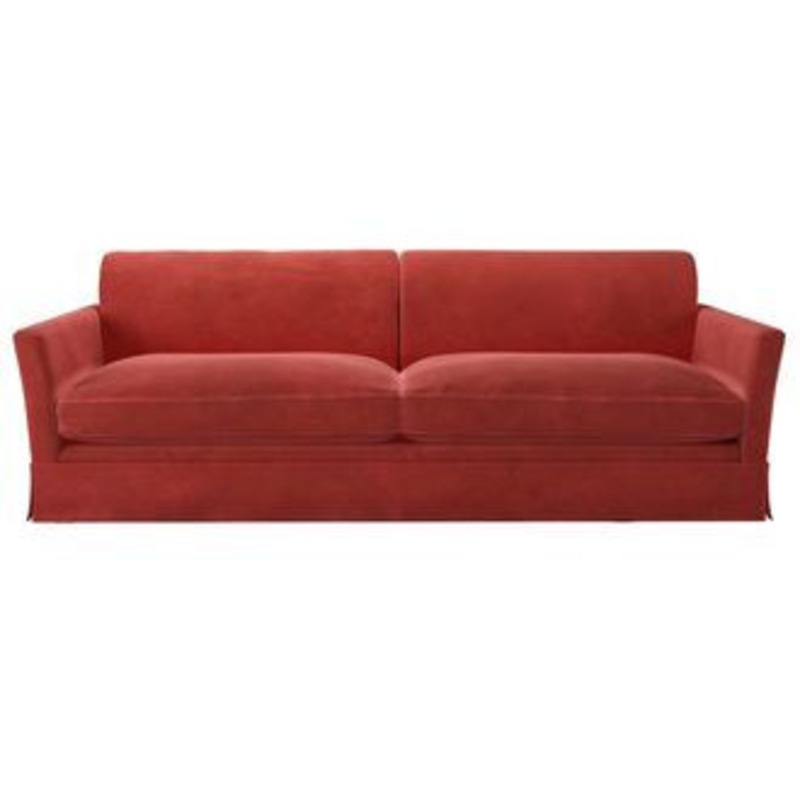 Otto 4 Seat Sofa in Wild Raspberry Smart Velvet by