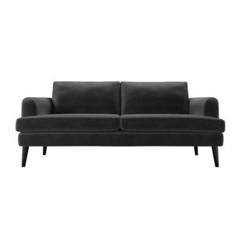 Reuben 3 Seat Sofa in Armour Smart Velvet by