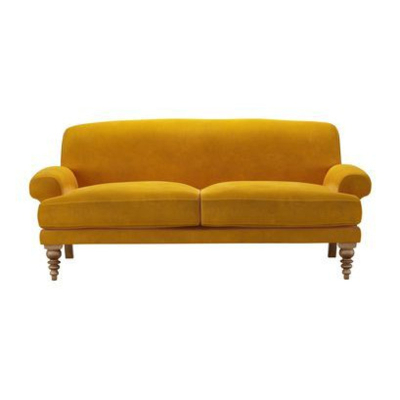 Saturday 2.5 Seat Sofa in Amber Smart Velvet by
