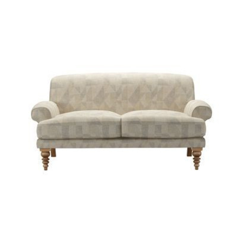 Saturday 2 Seat Sofa (breaks down) in Sandstorm Pyramid Textured Weave