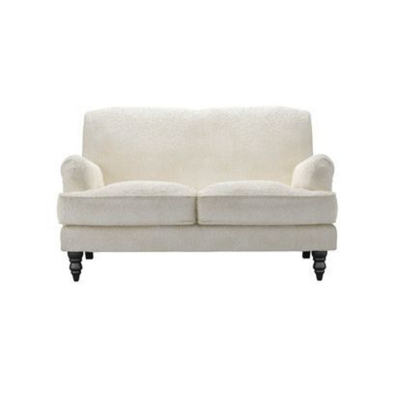 Snowdrop 2 Seat Sofa (breaks down) in Oyster Luxe Boucle by