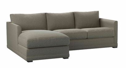 Aissa Small LHF 2 Seat Chaise Sofa bed in Rosemary Cross Weave - sofa ...