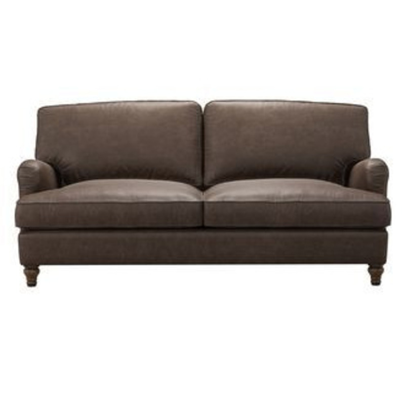 Bluebell 3 Seat Sofa bed in Walnut Antique Leather by sofa