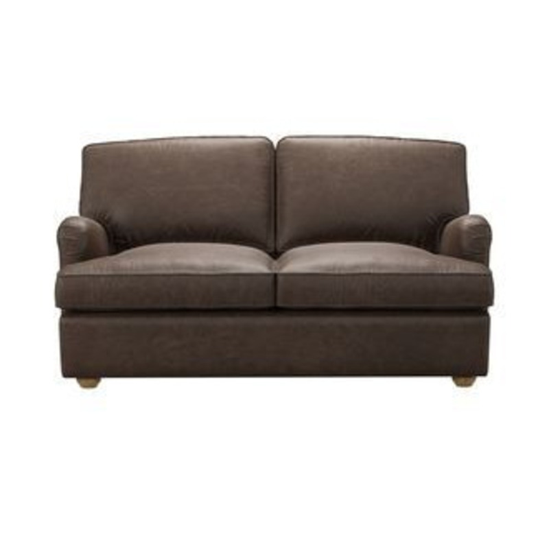Bluebell 2 Seat Sofa bed in Walnut Antique Leather by sofa