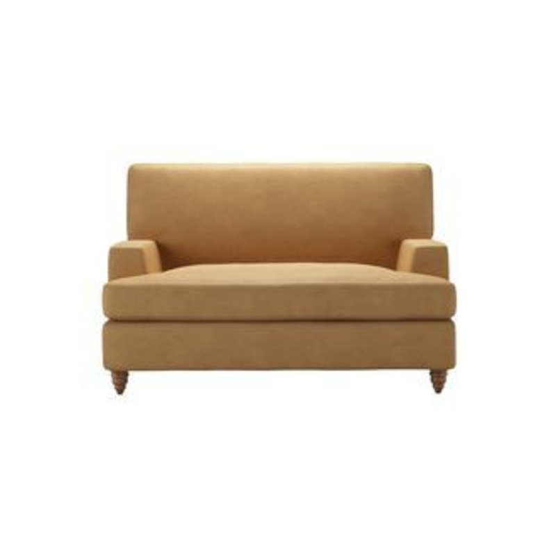 Isla Loveseat Sofa bed in Turmeric Powdered Leather by sofa