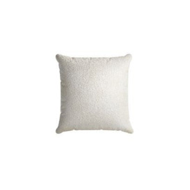 45x45cm Scatter Cushion in Oyster Luxe Boucle - sofa.com