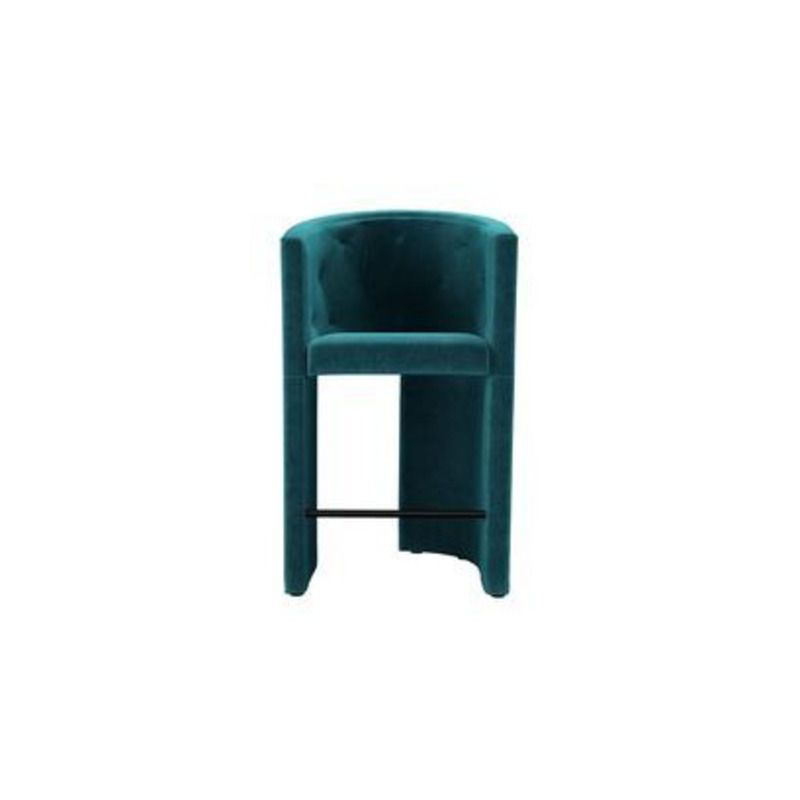 Coco Bar Stool in Neptune Smart Velvet by