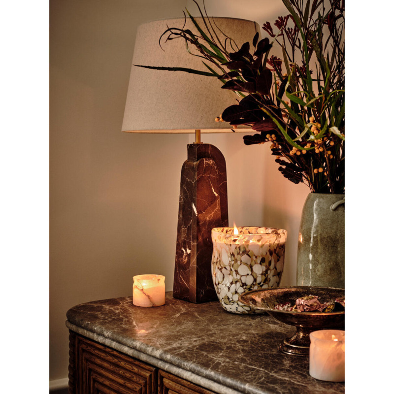 Brown Marble Table Lamp Darcy Soho House Rome Inspired by Soho Home
