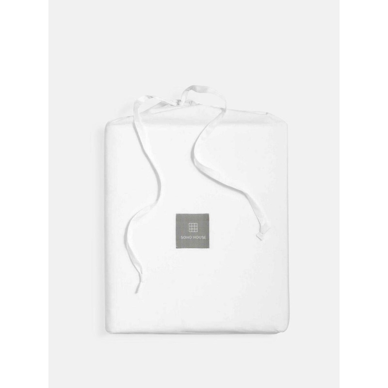 Luxurious Emperor Size White Flat Sheet 300 Thread Count by Soho Home