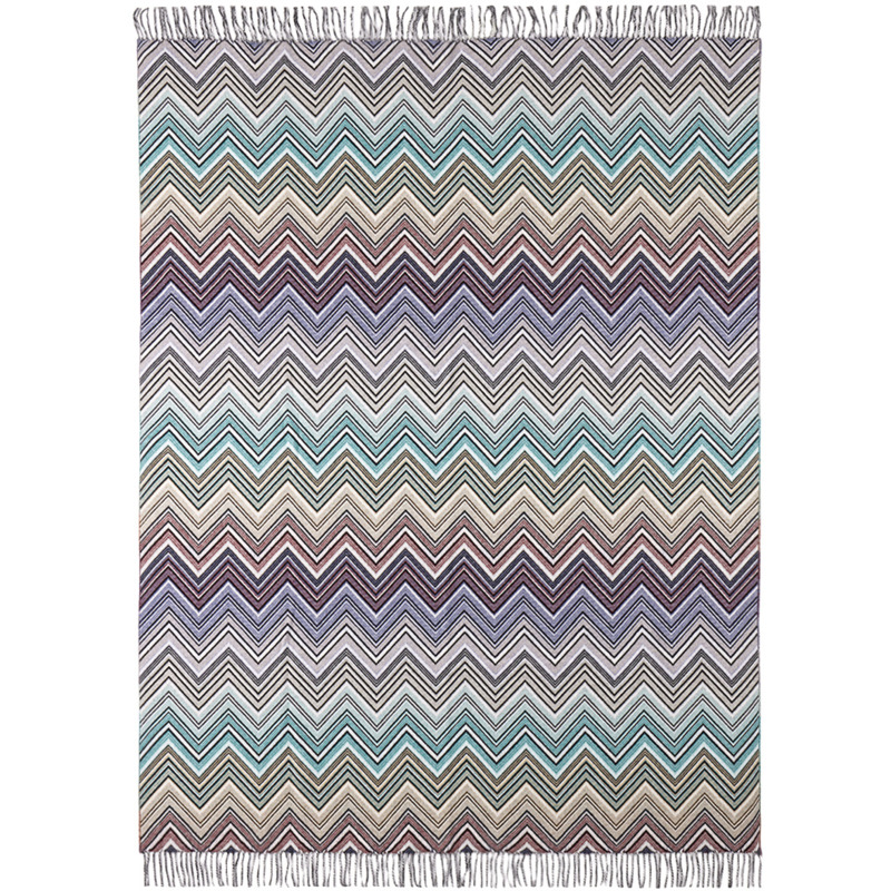 Missoni Blue Perseo Throw by SSENSE