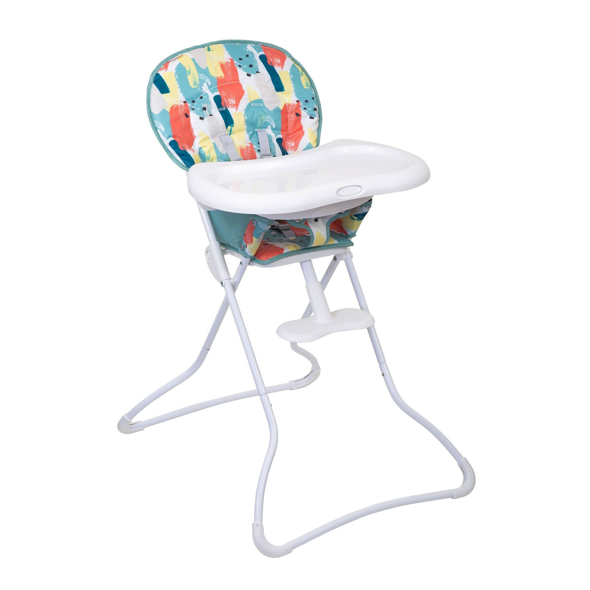 Graco Snack N Stow Paintbox Print Highchair