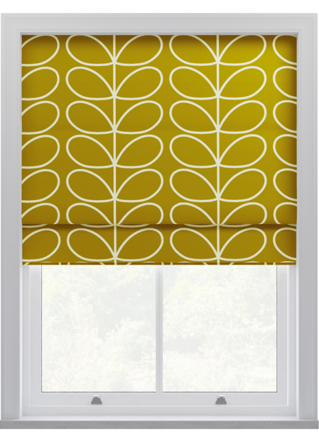 Orla Kiely Jumbo Linear Stem Seagrass Roman Blinds by Swift Direct ...