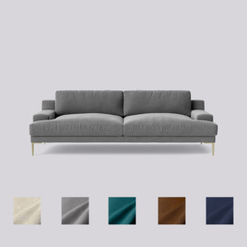 Swoon - Almera - Three-Seater Sofa - Grey - Smart Wool
