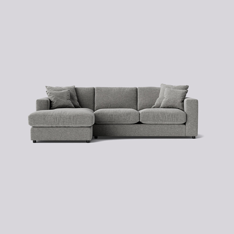 Swoon Althaea LeftHand Corner Sofa Grey House Weave by Swoon