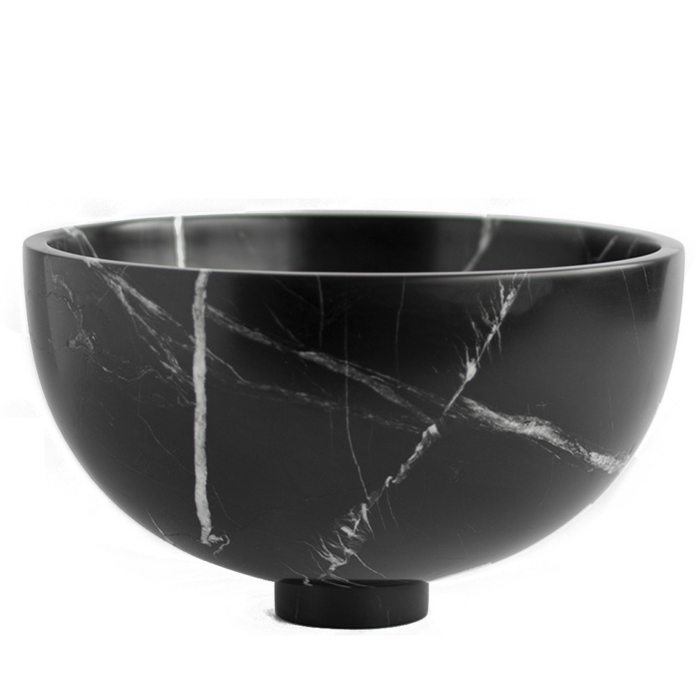 Swoon - Kiwano Fruit Bowl - Black - Marble