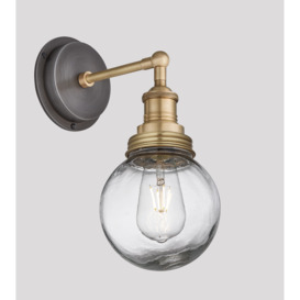 Swoon - Industville Brooklyn Outdoor & Bathroom - Wall Light - Brass & Glass