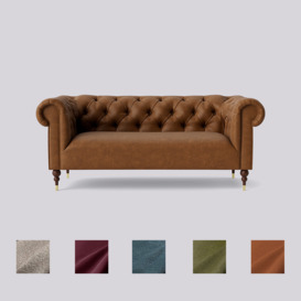 Swoon - Briggs - Two-Seater Sofa - Brown - Smart Leather