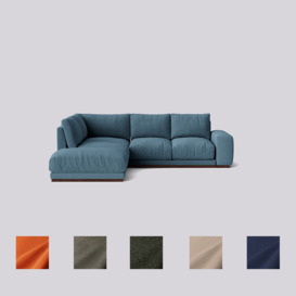 Swoon - Denver - Left-Hand Corner Sofa - Blue - House Weave