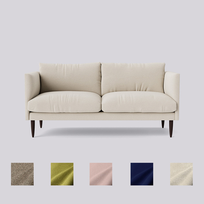 Swoon Luna TwoSeater Sofa White by Swoon