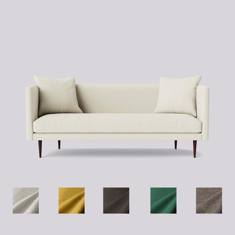 Swoon May ThreeSeater Sofa White by Swoon