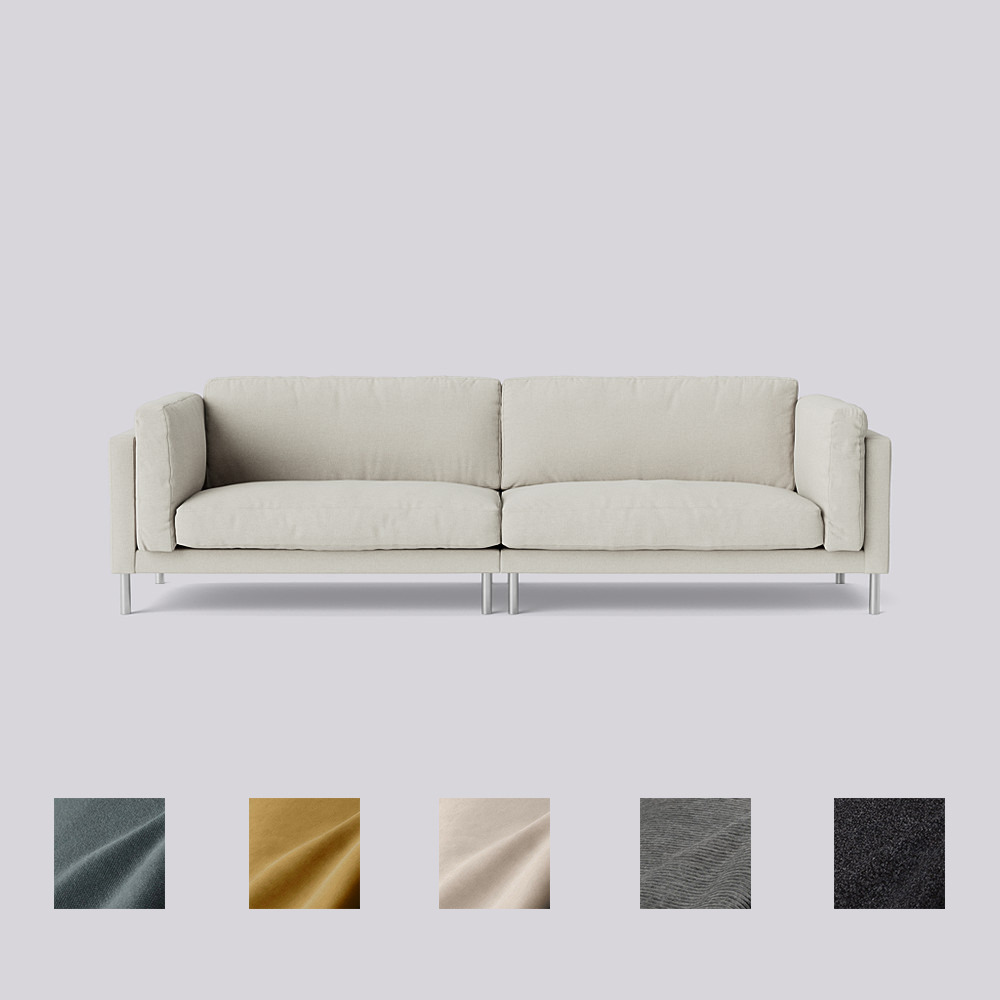 Swoon Munich FourSeater Sofa Beige by Swoon