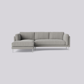 Swoon - Munich - Left-Hand Corner Sofa - Grey - Linen
