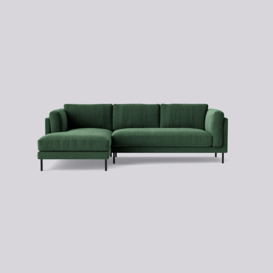 Swoon - Munich - Left-Hand Corner Sofa - Green - Smart Wool
